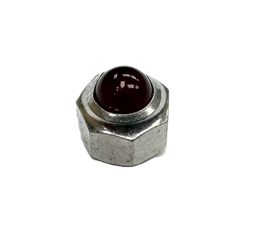 4.7mm Genuine Cartier Crown with Maroon Stone