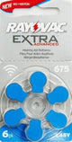 Rayovac Extra Advanced - 675, 1 - Pack - 6 - Batteries, Available for bulk order - Universal Jewelers & Watch Tools Inc.