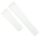 20mm Curved - End Vulcanized Rubber Watch Band for ROLEX Watches, White Color - Universal Jewelers & Watch Tools Inc.