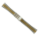 16 - 22 MM Jubilee 2 - tone (GOLD & SILVER) Metal Band with Regular Fold Over Clasp - Universal Jewelers & Watch Tools Inc.