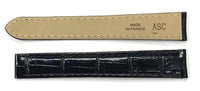 Watch Band Genuine Leather Alligator Grain fit Cartier Watch 18x16MM