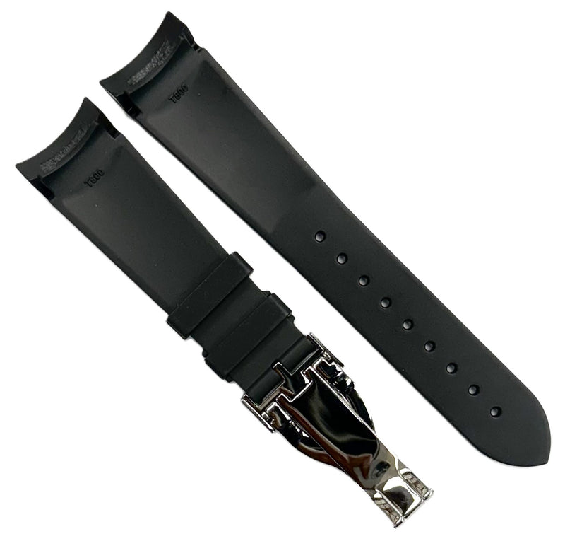 Load image into Gallery viewer, 22mm High-Quality Rubber TUDOR Watch Band with Deployment Buckle
