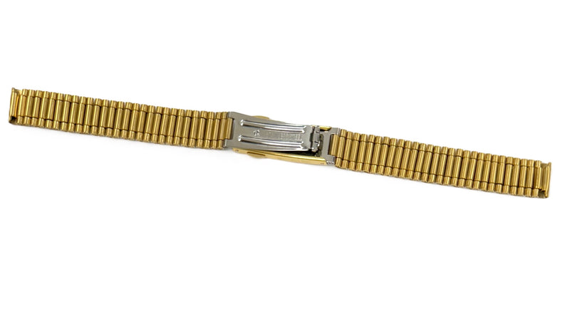 Load image into Gallery viewer, 12mm GOLD color Stainless Steel President Style RADO Watch Band
