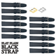 12PCS Black Leather Flat Plain Unstitched Watch Band Sizes 8MM - 26MM - Universal Jewelers & Watch Tools Inc.