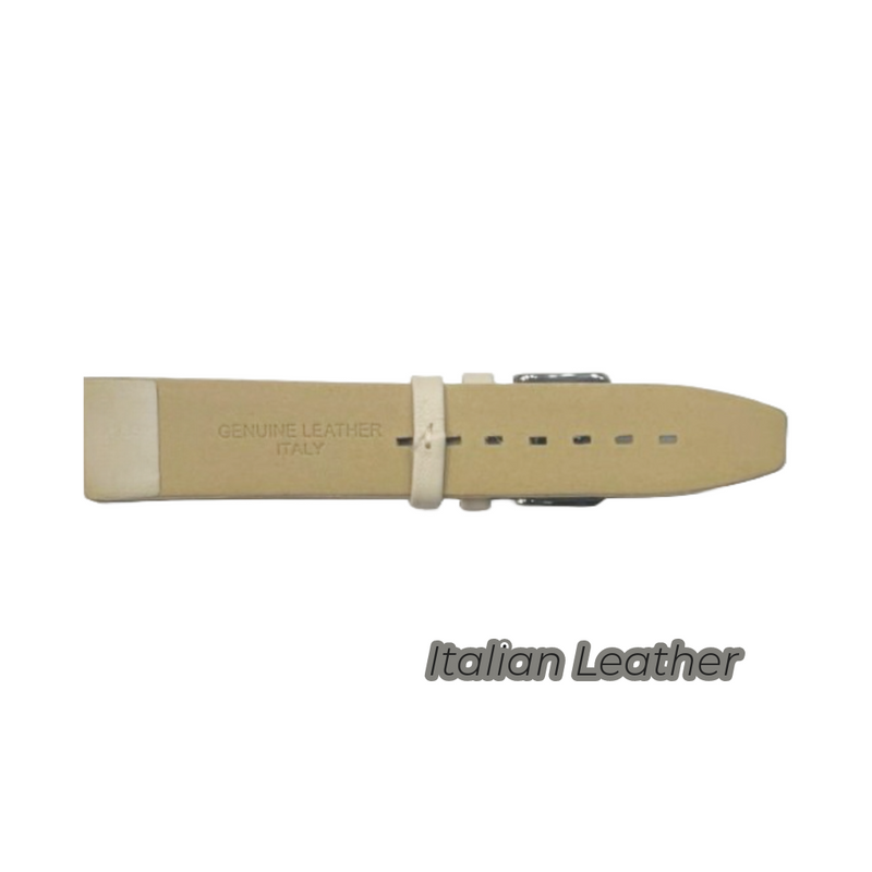 Load image into Gallery viewer, 12PCS BEIGE Leather Flat Plain Unstitched Watch Band Sizes 18MM-22MM
