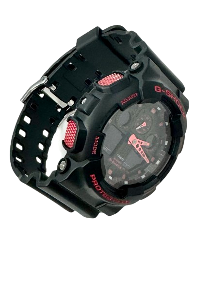 Men’s Casio G-SHOCK Model: GA100BNR-1A Digital Resin Sport Wristwatch