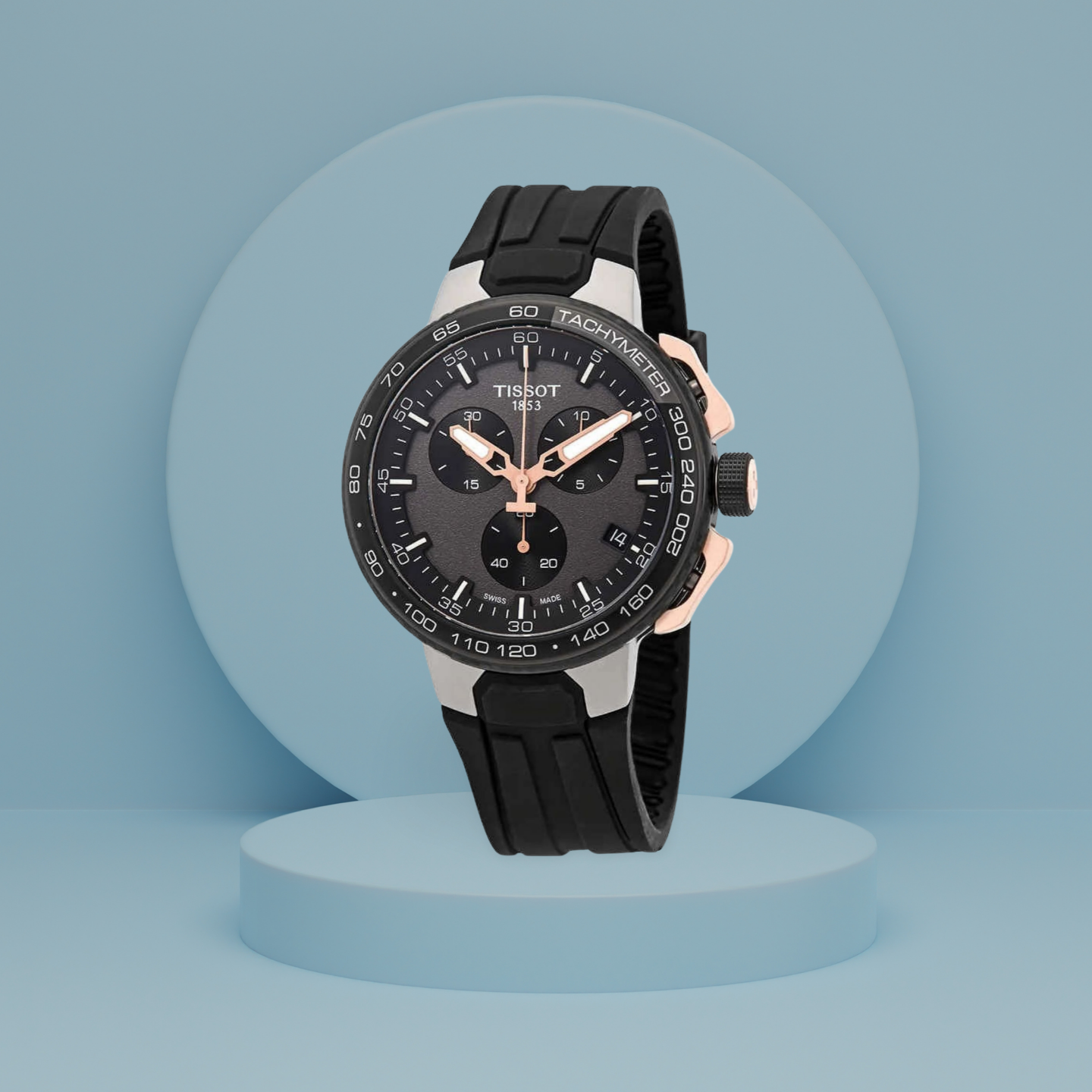 Black Tissot T-Race Cycling Chronograph T111.417.37.441.07 Men’s Swiss Watch