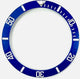 Bezel Inserter Ceramic for Rolex Blue and White Submariner 16610LN 16613V etc.