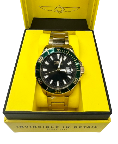 INVICTA Pro DIVER QUARTZ 46047 Rugged Elegance Gold Men Watch