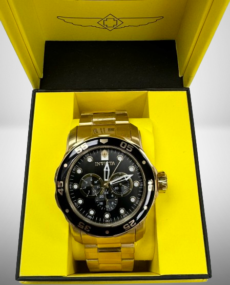 Load image into Gallery viewer, The Stainless-Steel GOLD BOLD Style Watch, INVICTA 45726
