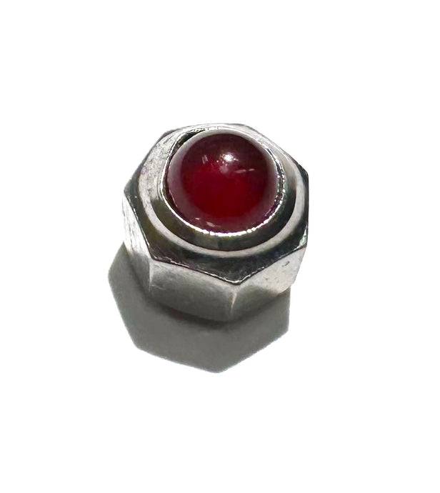 4.7mm Genuine Cartier Crown with Maroon Stone