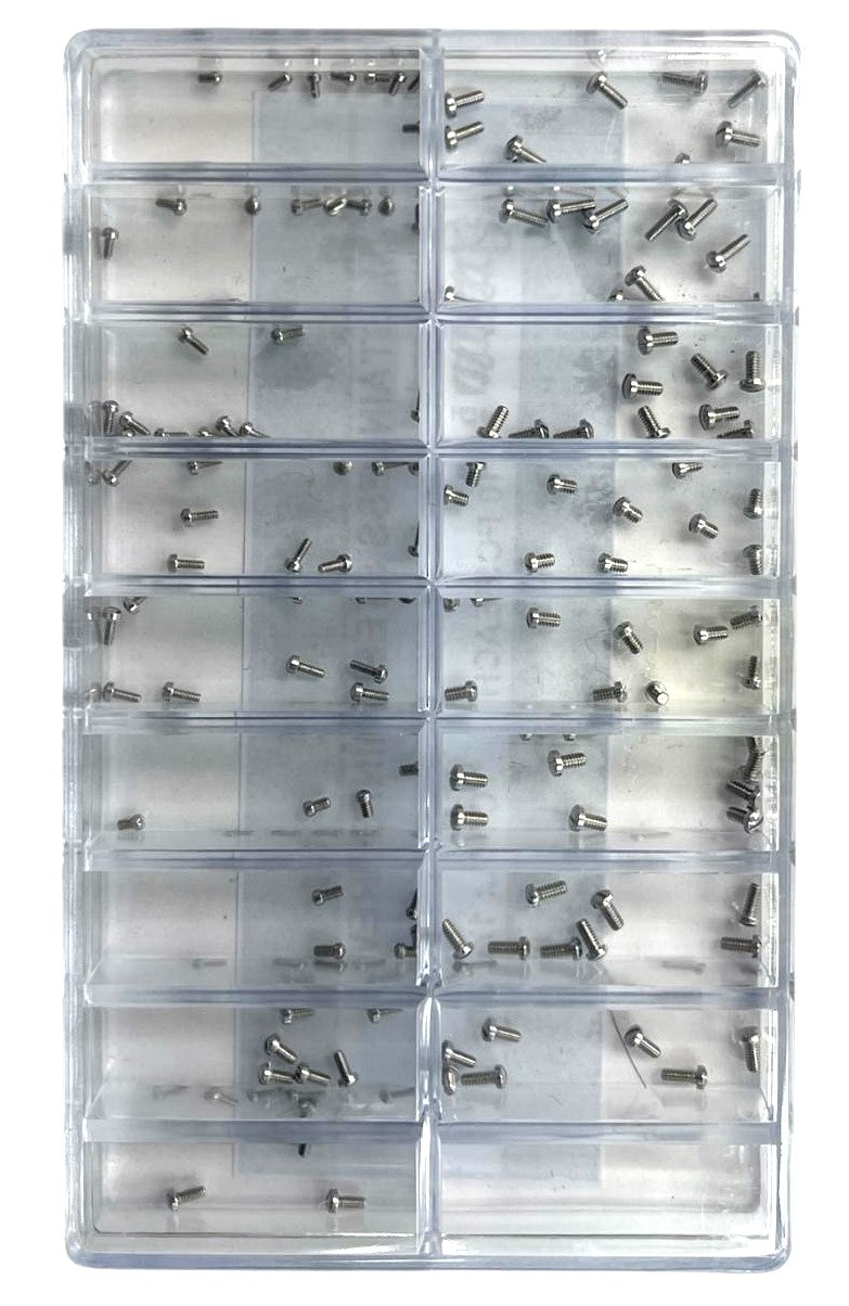 Load image into Gallery viewer, 170 Pcs Stainless Steel Mini Screw Assortment, Watchmaker Essential Tool
