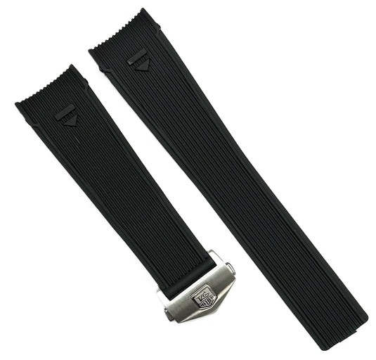 22mm & 24mm High-Quality Rubber TAG HEUER AQUARACER Watch Band