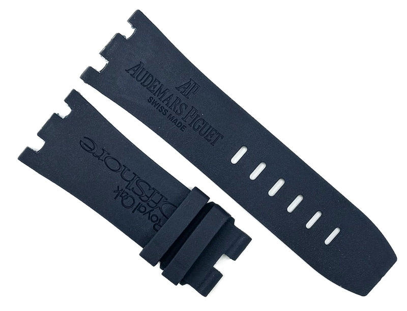 Load image into Gallery viewer, New High Quality 28x24 mm Plain Blue Color Special Rubber Band for AP Watches
