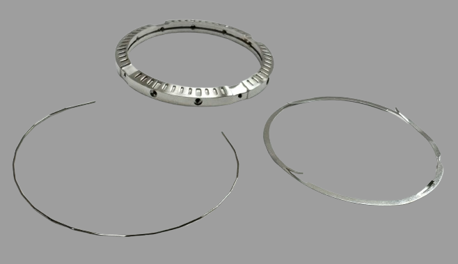 HIGH-QUALITY BRIETLING BAZEL SET (BEZEL, CLICKER, WIRE) FOR A49350 COCKPIT MODEL