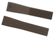 High Quality Rubber Watch Strap Brown Color fit to PATEK PHILLIPE Aquanaut 19x16mm - Universal Jewelers & Watch Tools Inc.