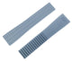 High Quality Rubber Watch Strap Grey Color fit to PATEK PHILLIPE Aquanaut 19x16mm - Universal Jewelers & Watch Tools Inc.