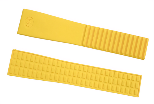 High Quality Rubber Watch Strap Yellow Color fit to PATEK PHILLIPE Aquanaut 19x16mm