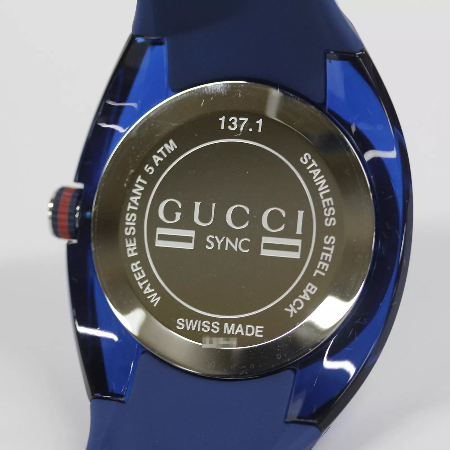 GUCCI SYNC YA137104 Men's Watch – Blue Dial, Quartz Movement, Authentic from Japan - Universal Jewelers & Watch Tools Inc.