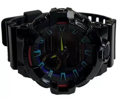 Men’s G-SHOCK GA-700RGB-1A Virtual Rainbow Gamer’s RGB Analog Digital