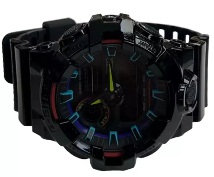 Load image into Gallery viewer, Men’s G-SHOCK GA-700RGB-1A Virtual Rainbow Gamer’s RGB Analog Digital
