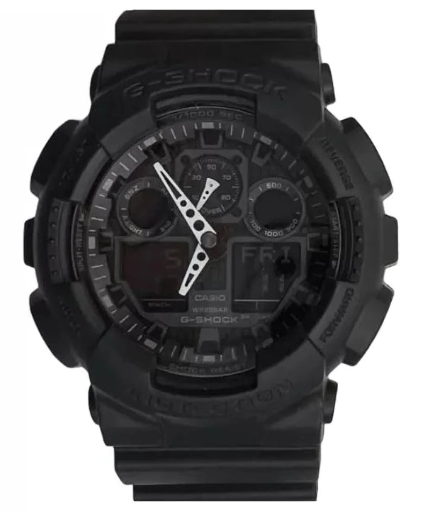 Men’s Casio G-SHOCK Model: GA100-1A1 Digital Resin Sport Wristwatch