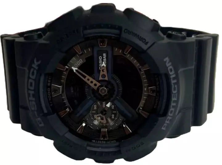 Men’s Casio G-SHOCK Model: GA110-1B Resin Sport Black Wristwatch