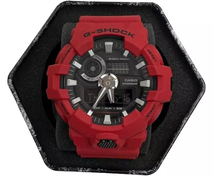 Load image into Gallery viewer, Men’s Casio G-SHOCK Model: GA700-4A Digital Quartz Resin Watch
