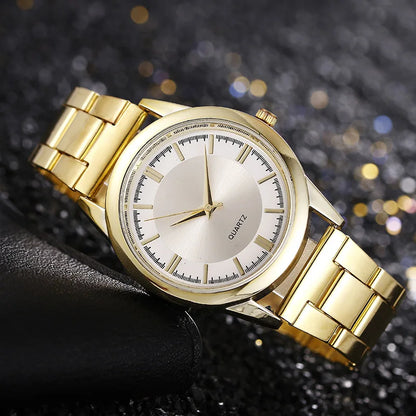 Simple Vintage Men Business Quartz Watches Stainless Steel Round Dial Casual  Male Wristwatch 2024 Modern Classic Horloges