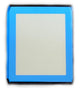 Crystal Glass Fit BULOVA Rectangle Blue Trim Size (36.0×30.6)mm High Quality