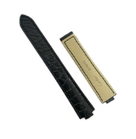 GENUINE ALLIGATOR WATCH BAND FOR CARTIER BLUE BALLOON 16MM TOP QUALITY