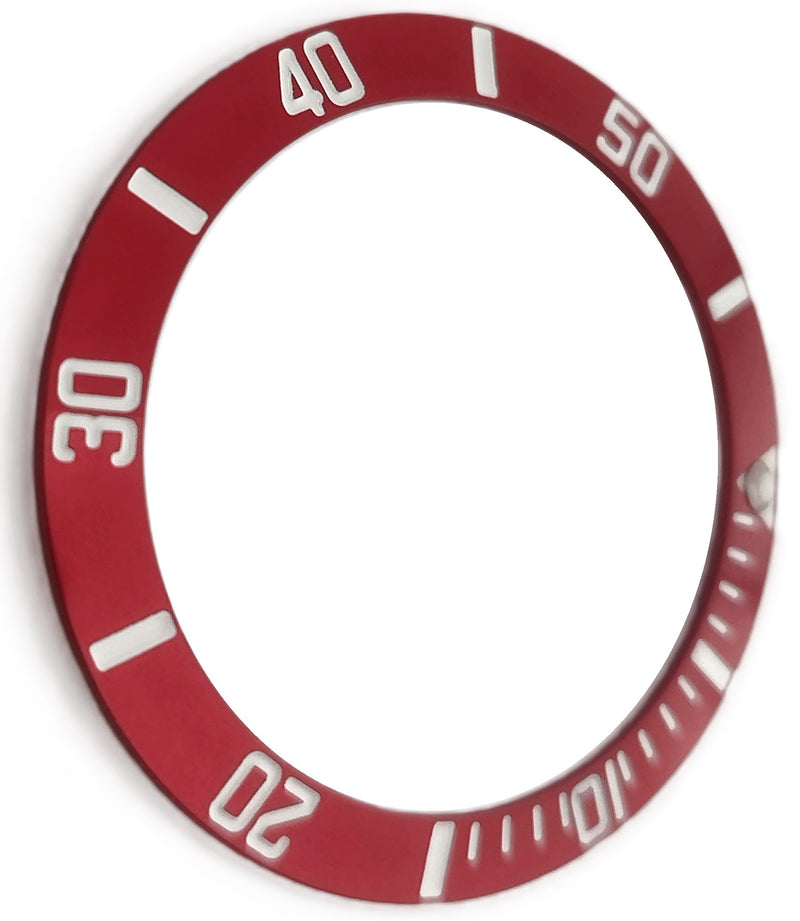 Load image into Gallery viewer, REPLACEMENT BEZEL INSERT RED FOR WATCH 37.5x30.7 MM
