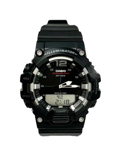 Sporty and Utilitarian Design Casio Men's Resin Watch HDC-700