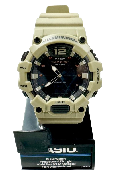 Sporty and Utilitarian Design Resin Men's Watch Casio HDC-700