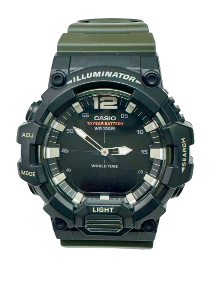 Sporty and Utilitarian Design Casio Men's Resin Watch HDC-700