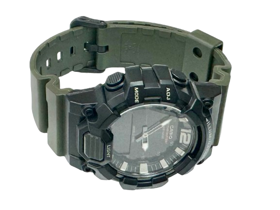 Sporty and Utilitarian Design Casio Men's Resin Watch HDC-700