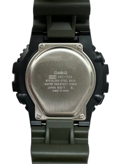 Sporty and Utilitarian Design Casio Men's Resin Watch HDC-700