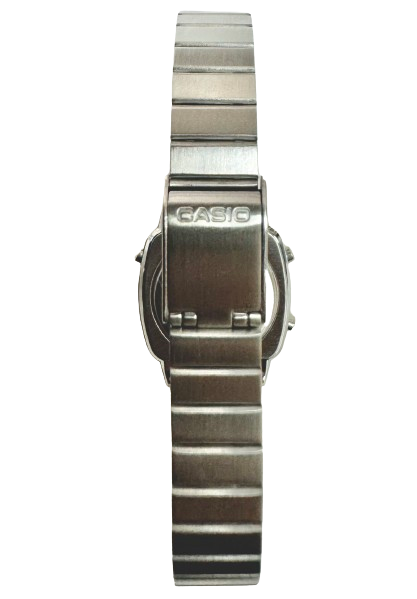 Load image into Gallery viewer, Casio Ladies Silver Digital Watch 3191-LA670W Alarm Mini Dial Stainless Steel
