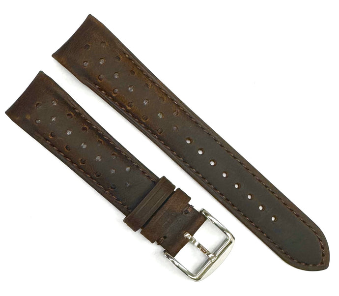 Genuine Leather Matte Brown Color Watch Band for Citizen Watch, CA0648-09L