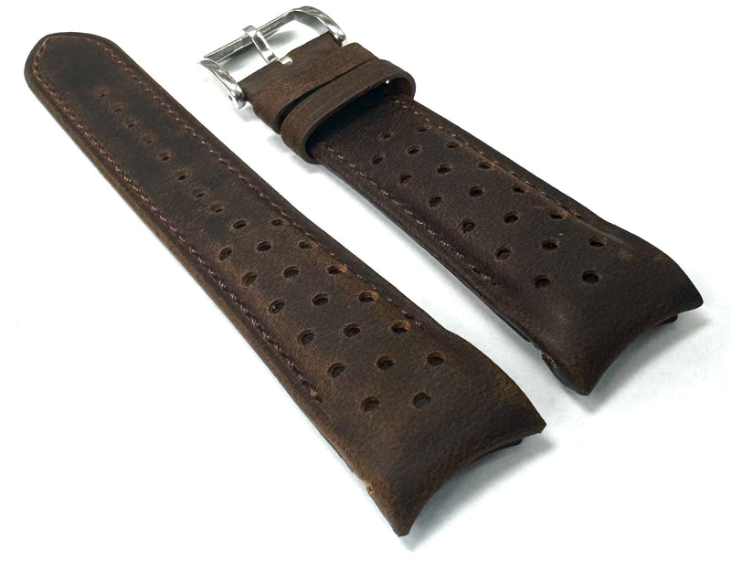 Load image into Gallery viewer, Genuine Leather Matte Brown Color Watch Band for Citizen Watch, CA0648-09L
