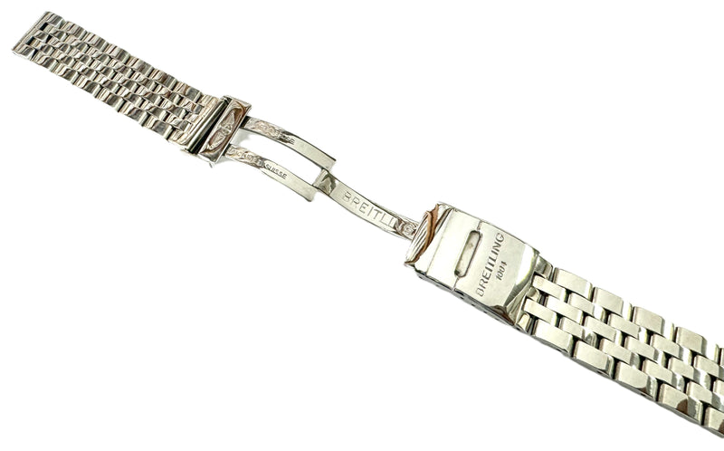 Load image into Gallery viewer, 20mm Stainless Steel BREITLING Watch Band with Solid Straight-End Links
