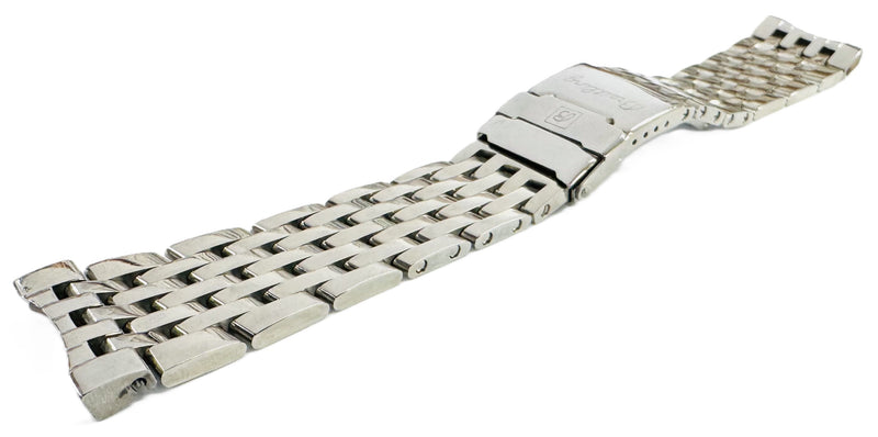 Load image into Gallery viewer, 22mm, 24mm Stainless Steel BREITLING Watch Band with Solid Curved-End Links
