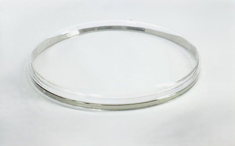 Load image into Gallery viewer, 31.5mm Acrylic Watch Crystal with Silver Tension Ring for OMEGA Watches (Logo on it)
