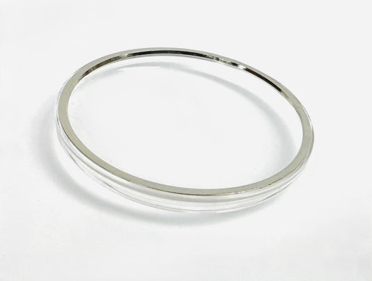 31.5mm Acrylic Watch Crystal with Silver Tension Ring for OMEGA Watches (Logo on it)