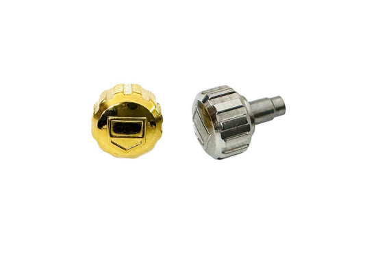 7.4x5.2mm Stainless Steel Replacement Crown with Tube for TAG Heuer AQUARACER - Universal Jewelers & Watch Tools Inc.