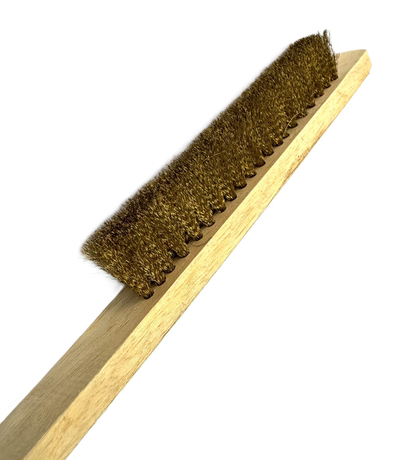 Load image into Gallery viewer, Fine Brass Brush with Wooden Handle for Jewelers &amp; Watchmakers
