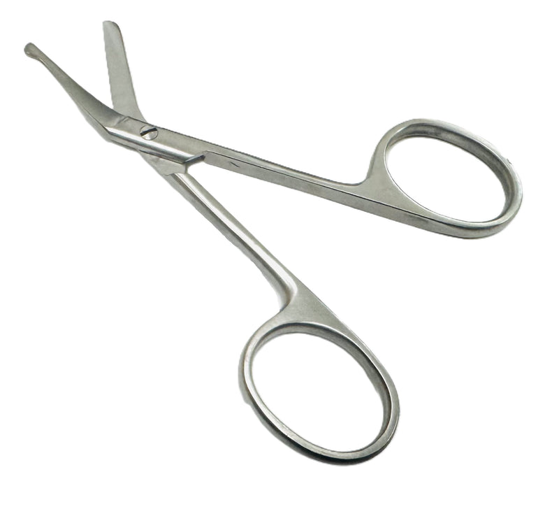 Load image into Gallery viewer, 4.25&quot; Blunt Tips Stainless Steel Ostomy Bag Scissors
