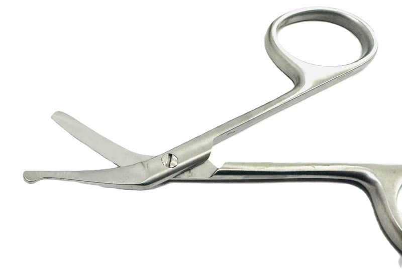 Load image into Gallery viewer, 4.25&quot; Blunt Tips Stainless Steel Ostomy Bag Scissors
