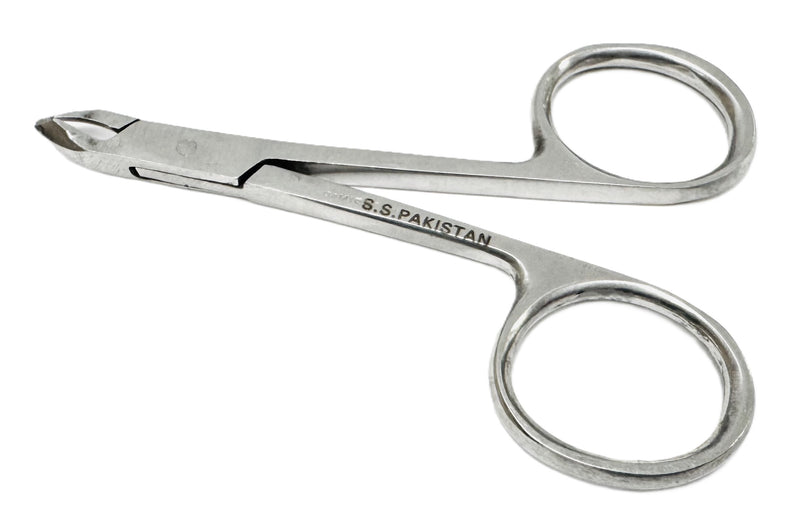 Load image into Gallery viewer, 3&quot; Scissor Style Stainless Steel Professional Nail Cuticle Nipper
