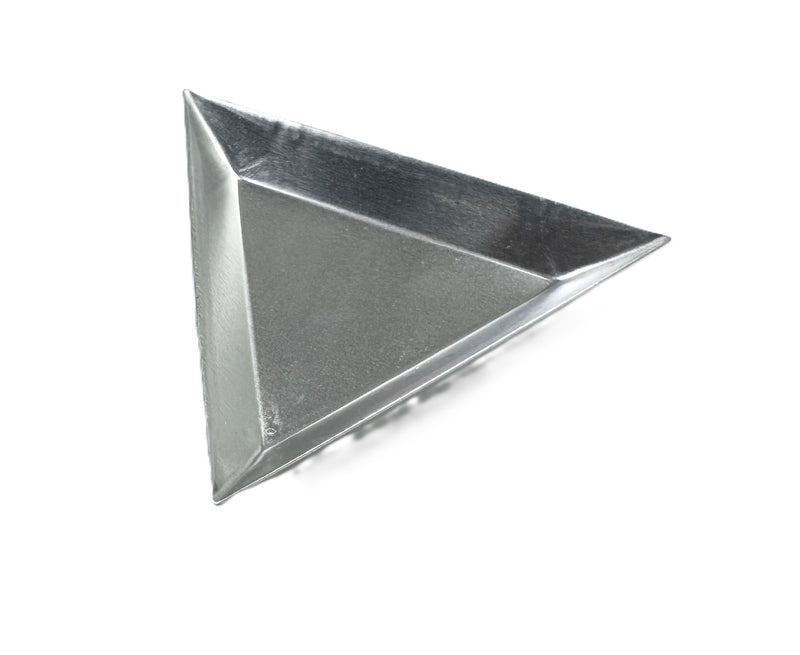 Load image into Gallery viewer, 5 Pcs of 3.25&quot; Triangle Aluminum Sorting Tray, Essential Tool for Jewelers &amp; Watchmakers
